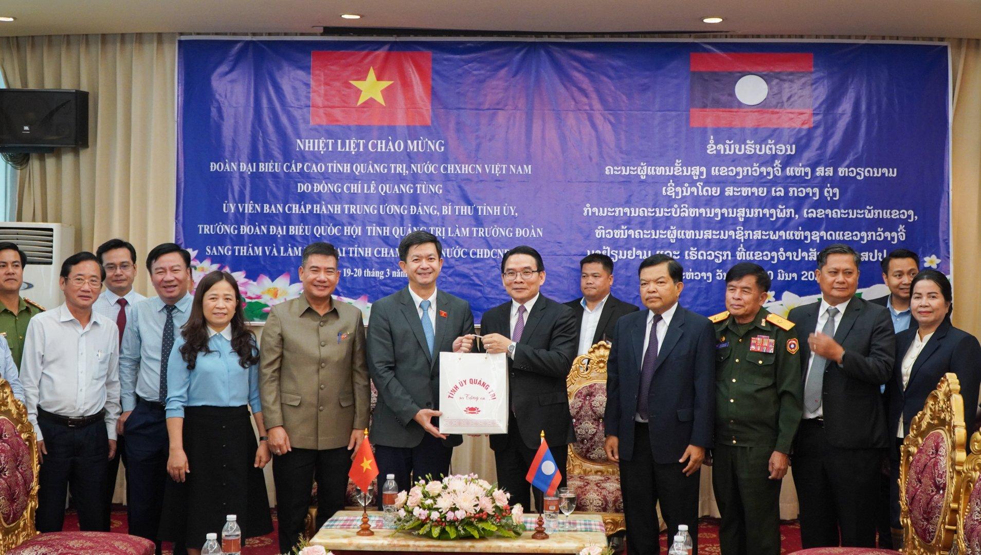 Đoàn đại biểu tỉnh Quảng Trị thăm và làm việc tại các tỉnh nước CHDCND Lào