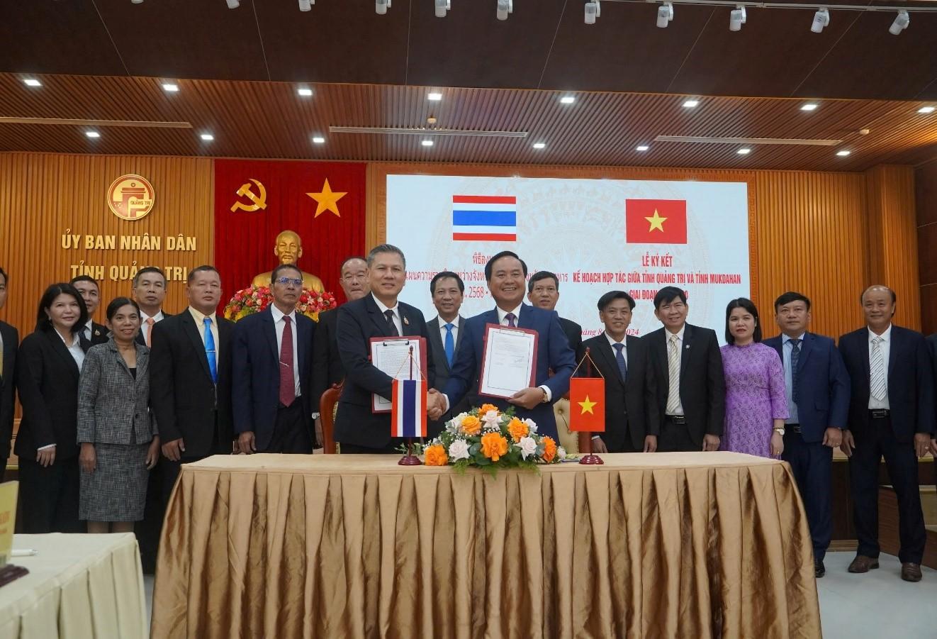 Quang Tri Province and Mukdahan Province sign Cooperation Plan in the period 2025-2030