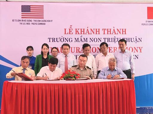 Lễ Khánh thành công trình trường Mầm non Triệu Thuận, huyện Triệu Phong