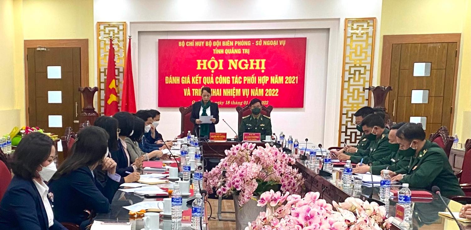 Hội nghị giao ban đánh giá kết quả thực hiện Quy chế phối hợp năm 2021 giữa Sở Ngoại vụ và Bộ Chỉ...