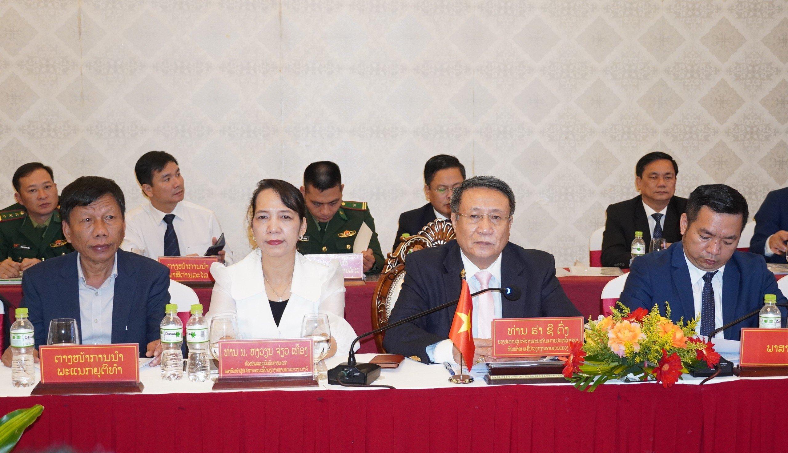 Hội đàm thường niên 2023 công tác biên giới giữa tỉnh Quảng Trị và Salavan/Lào.