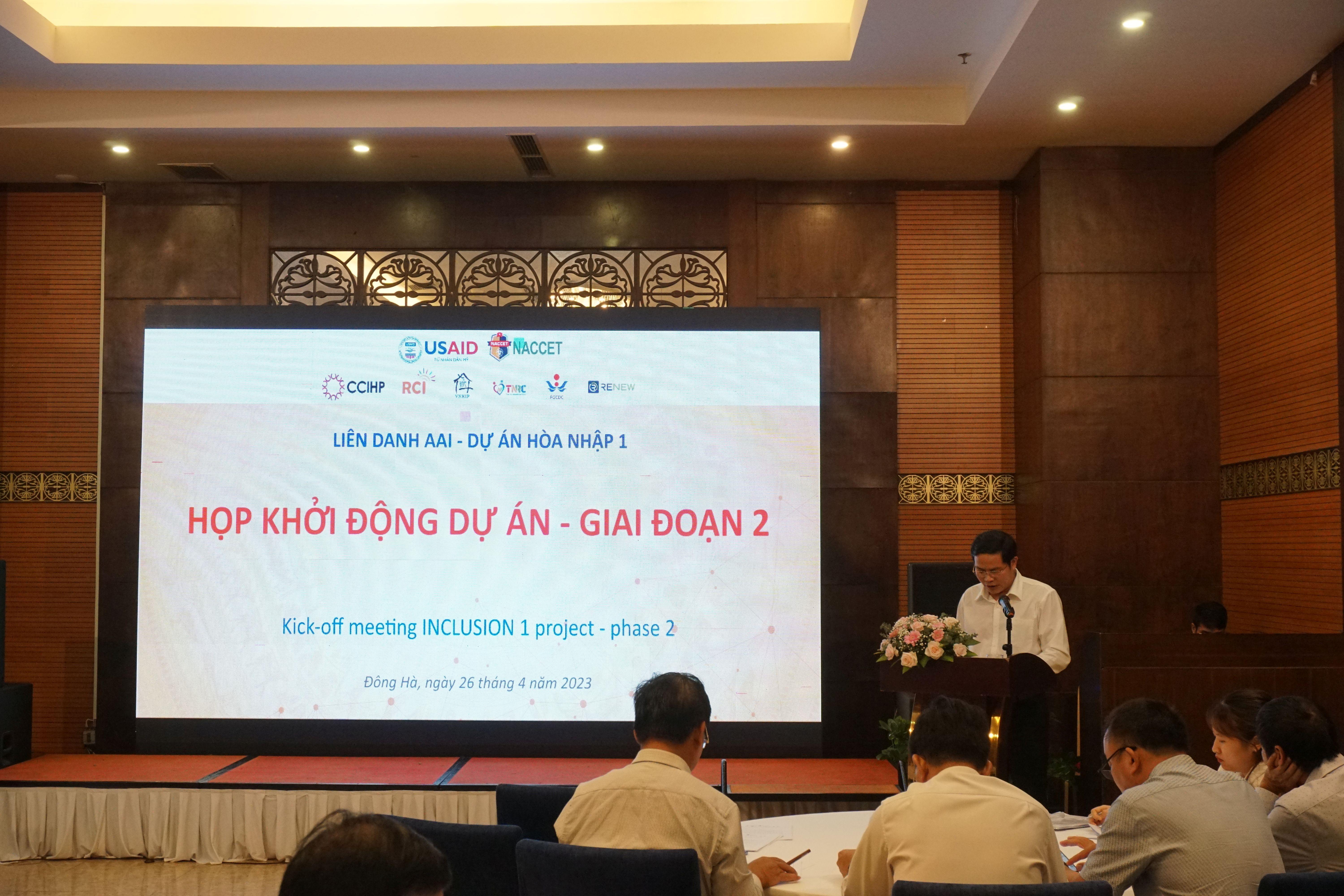 Họp khởi động giai đoạn 2023-2024 dự án Hòa nhập 1 - Liên danh AAI