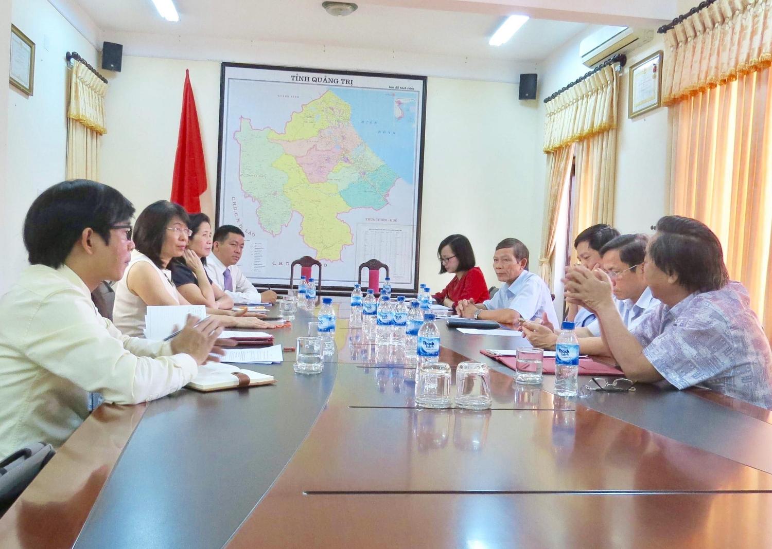 Ký Cơ chế hợp tác giữa các cơ quan tỉnh Quảng Trị và Tổ chức Tầm nhìn Thế giới Việt Nam (TNTGVN)