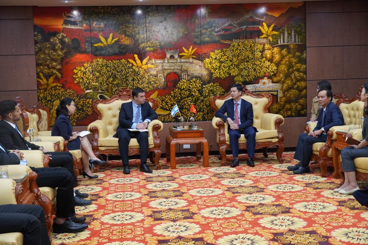 Đại sứ Israel đến thăm và làm việc tại tỉnh Quảng Trị từ ngày 26-28/4/2021