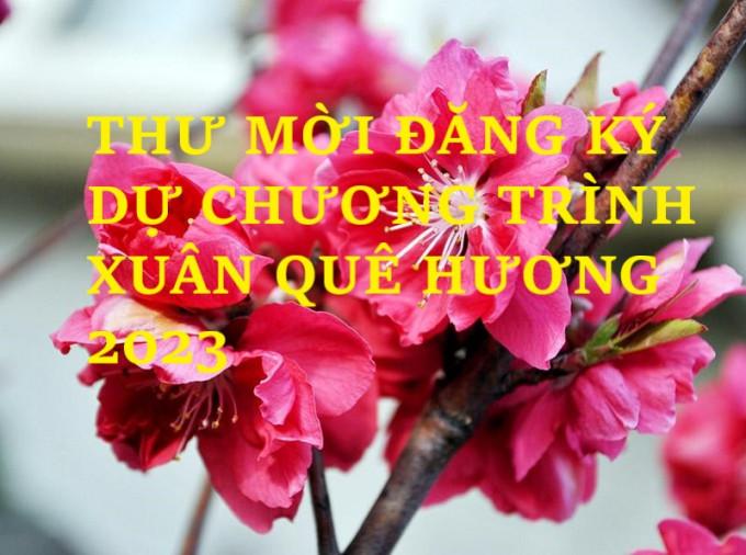 Thông báo về Chương trình Xuân quê hương năm 2023