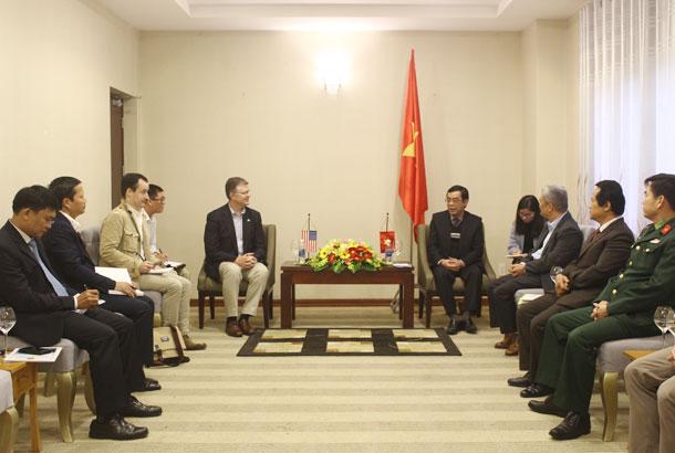 Chủ tịch UBND tỉnh Nguyễn Đức Chính tiếp xã giao Đại sứ Hiệp chúng quốc Hoa Kỳ tại Việt Nam