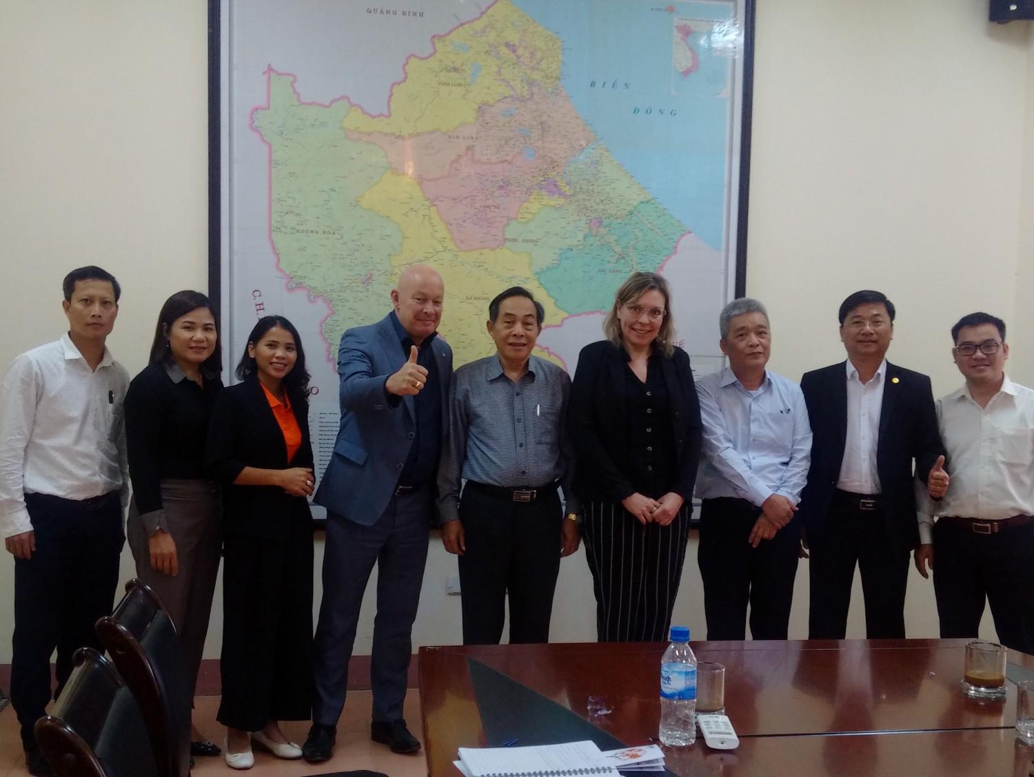 Đoàn tổ chức Programma Uitzending Managers (PUM)/Hà Lan làm việc tại tỉnh Quảng Trị